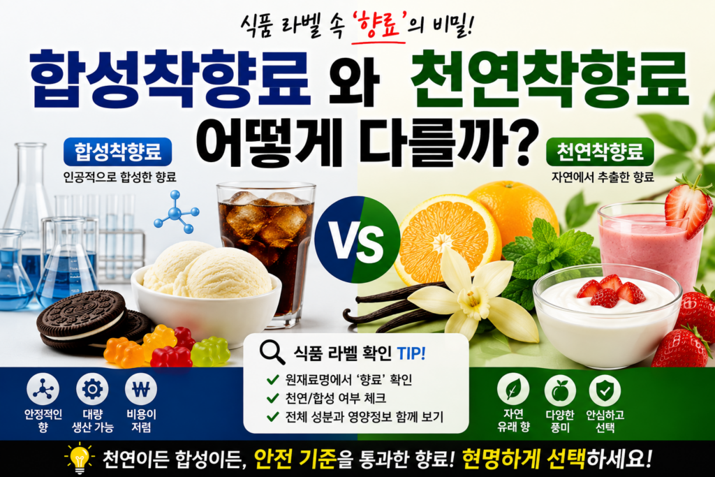합성착향료와 천연착향료 썸네일